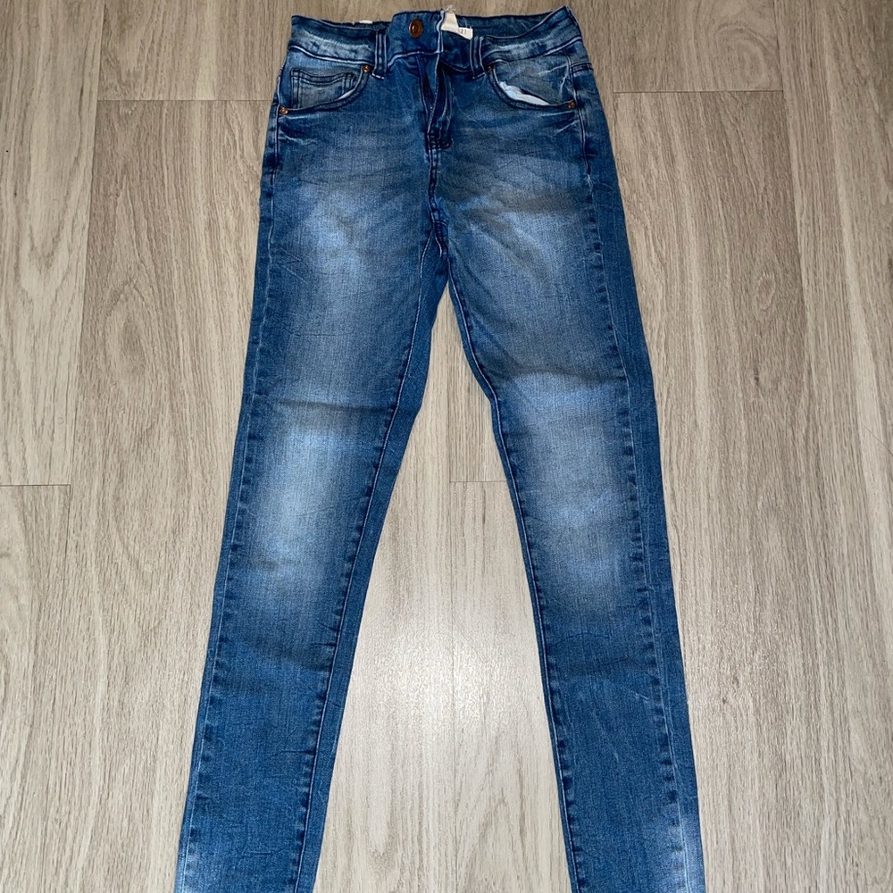 Dark blue denium jeans
